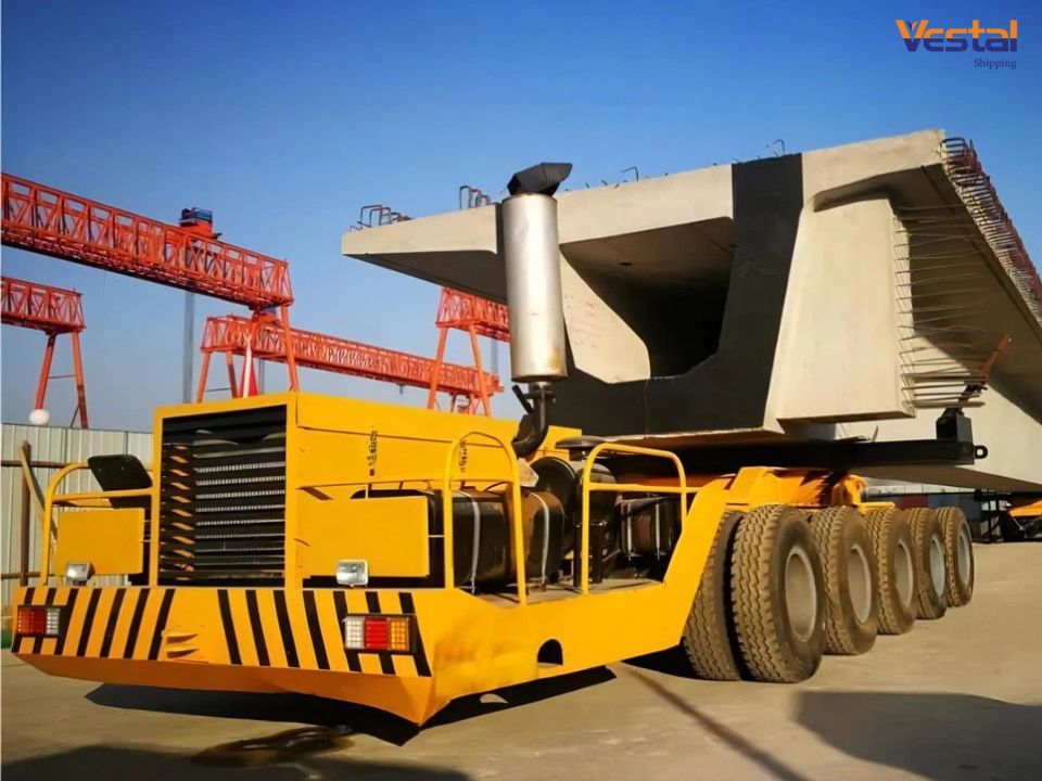 Dịch Vụ Vận Chuyển Dầm Cầu Thép Mới Nhất 2025- Vestal Shipping 3 Minh họa vận chuyển dầm cầu thép